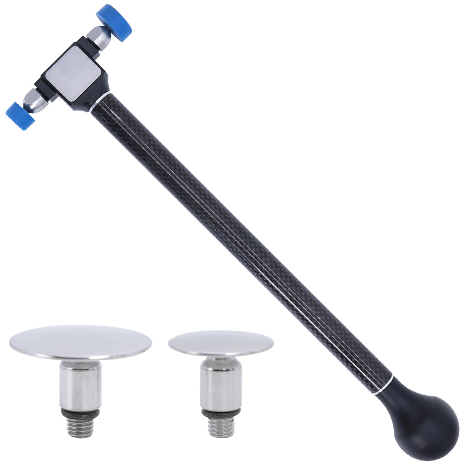 Tertioi Sheet Metal Dents Removal Hammer Tap Down Tool Car Body Repair Restoration with Replaceable Heads
