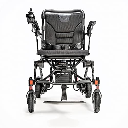 Miracle Mobility Carbon Fiber 9500 Folding Electric Wheelchairs For Adults, Ultra-Lightweight & Compact Power Electric Wheelchair, 500W Power Motor With Lithium Ion Battery #TOP2
