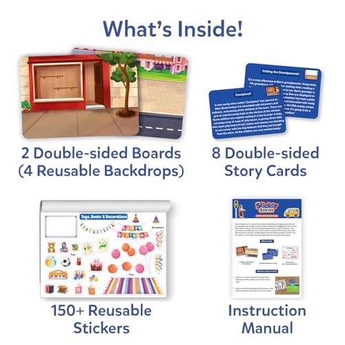 Image of Skillmatics Activity Kit - Creative Storytelling & Skill Building with 150+ Reusable Stickers, Educational, Mess-Free Fun, Preschool & Kindergarten Toy, Gifts for Kids Ages 3, 4, 5, 6, 7