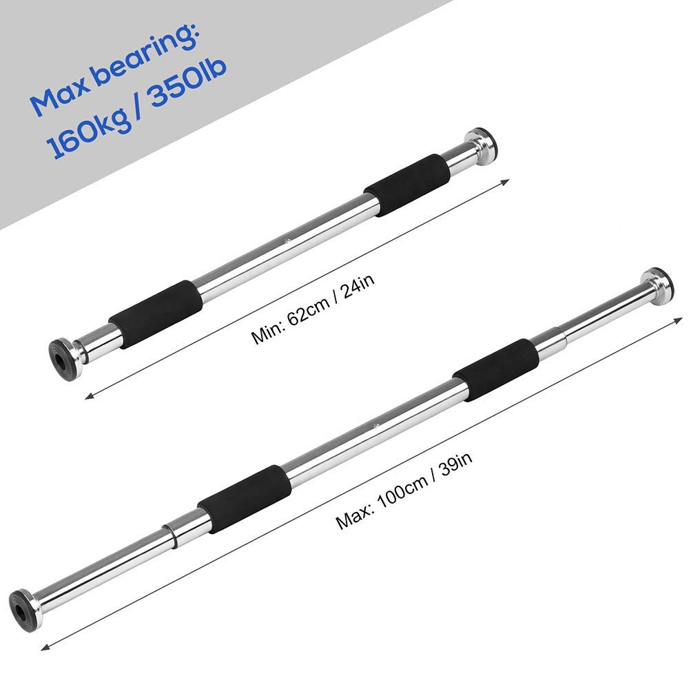 Amazon | 懸垂バー、調節可能な62〜100cmの玄関用懸垂バー、家庭