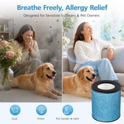 Image of Filter Replacement for Shark Air Purifier (HP162-2 Pack) | Filter Replacement for Shark Air Purifier