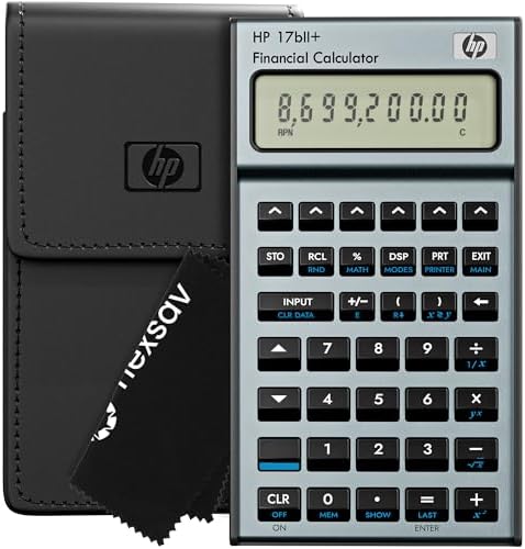 HP 17bII+ Financial Calculator – 250+ Professional Functions for ...