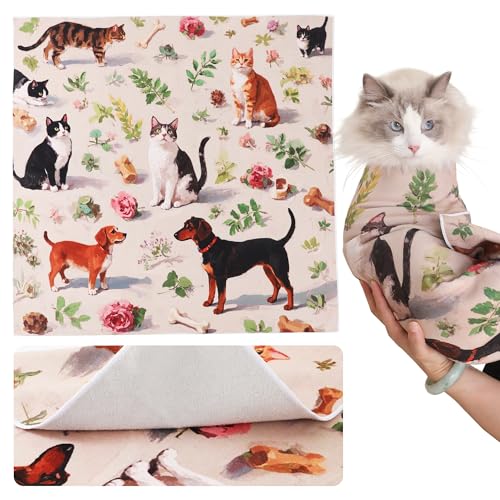 Envoltura de aseo para gatos premium con lona reforzada MoofeePaws 2