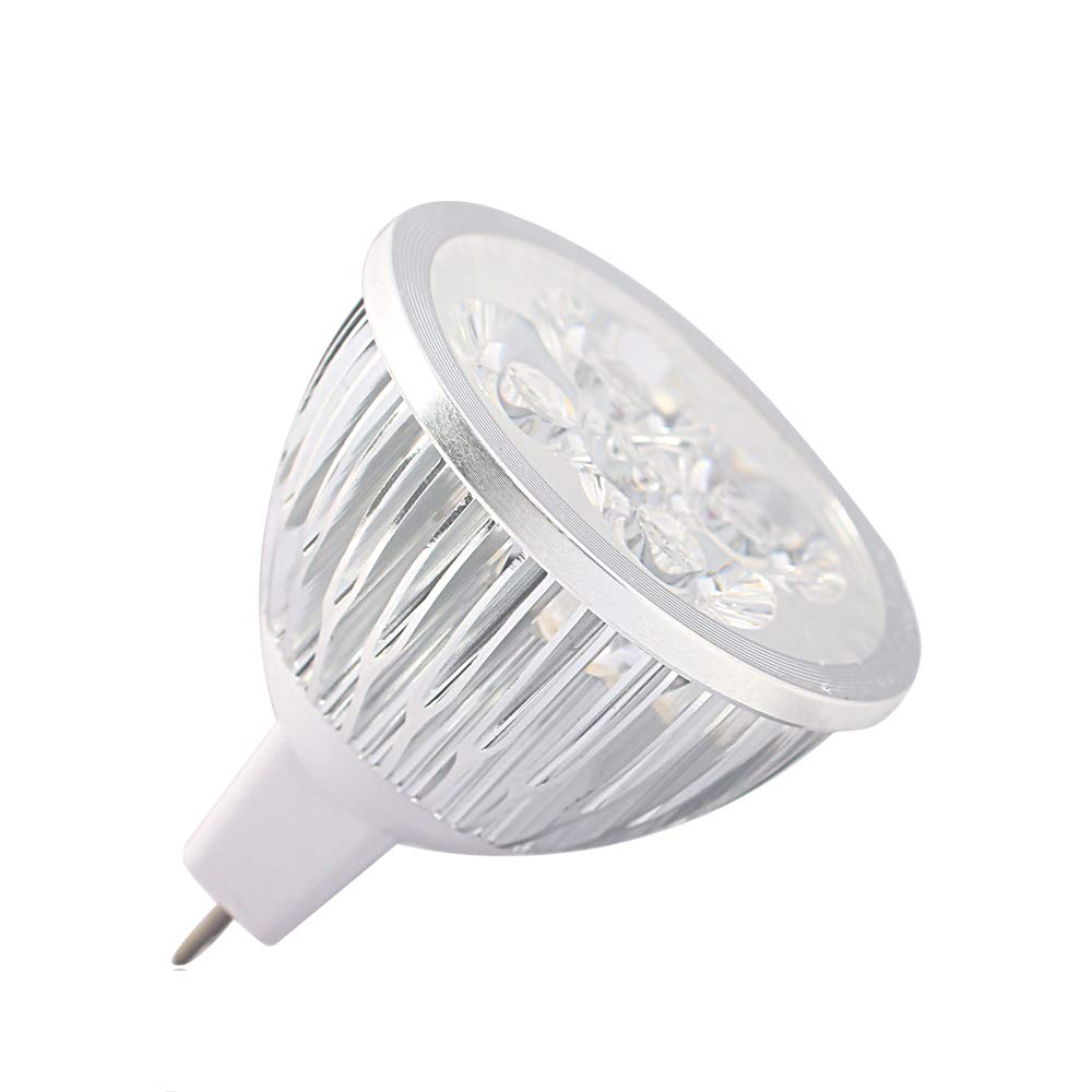 Mengjay 20 Stück MR16 GU5.3 LED Lampen 4W 300 Lumen 3000K Warmweiß Ersetzt für 30W Halogen LED Lampe Spots LED Leuchtmittel Energiesparlampe Abstrahlwinkel 60º AC/DC 12V (Warmweiß)