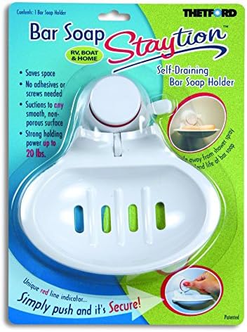 Staytion Bar Soap Suction Holder for RV - Marine - Home use - Thetford - 36668