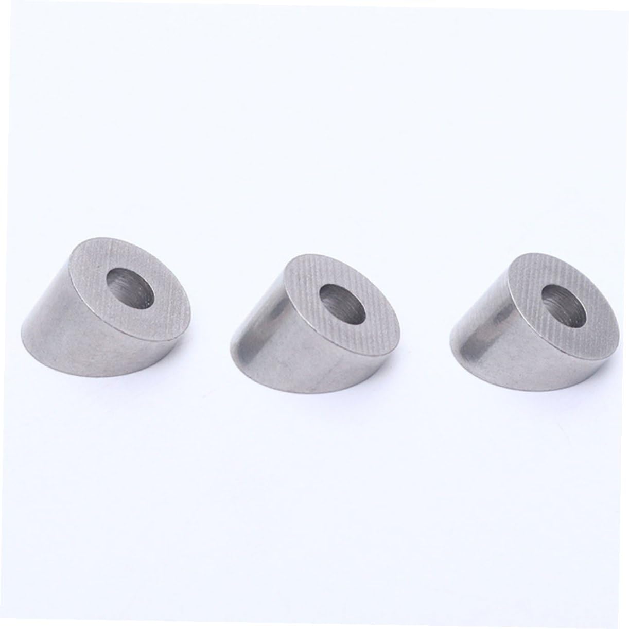 8pcs Stainless Steel Angle Beveled Washer for Deck Cable Railing Kit Designed to Prevent Pull Through of Terminals High Tensile Strength Weatherproof and Resistant