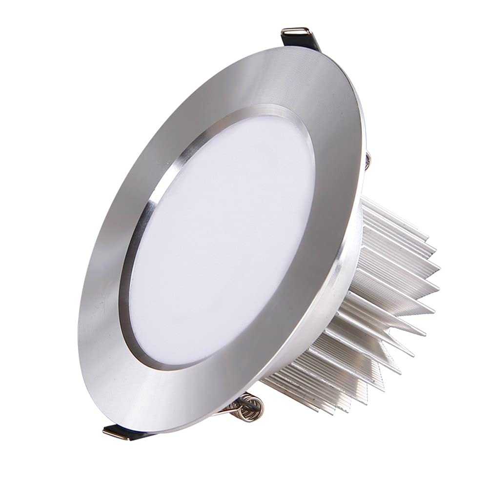 Panneau lumineux rond LED 18W en alliage alu pour éclairage intérieur blanc chaud