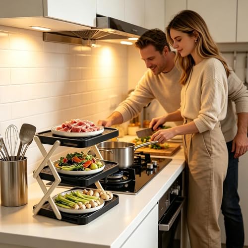 Support de préparation de repas pour comptoir pour libérer de l'espace - 3