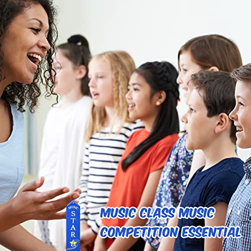 Music Star Ribbons Award Ribbons Prize Ribbons Achievement Ribbon with Event Card and Rope for Kids Competition, Concert, Contests, School, Office Team (50) - Thumbnail 2