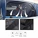 VAGURFO 2 Pack Car Side Window Sun Shade,Magnetic Side Window Sunshade, Universal Reversible Magnetic Curtain,Car Window Shade for Sun Protection Block Damage from Direct Bright Sunlight (2 Front)
