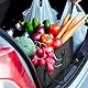 EFUTURETIME Filztasche XXL, 61 × 32 × 32 cm, 60L Filz Shopper Groß mit Henkel, Tasche aus Filz Faltbare, Filzkorb Kaminholz für Kleider Spielzeug Gemüse und Obst, Dunkelgrau