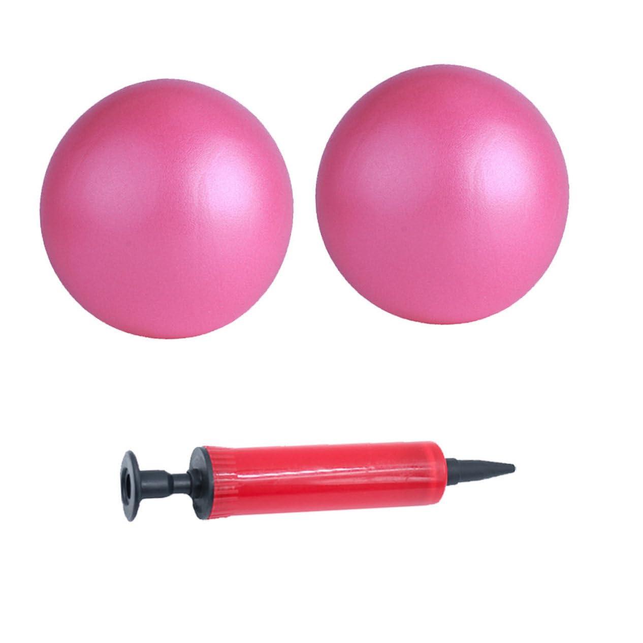 SUPVOX 1 Set Thickened Matte Yoga Balls Burst Fitness Balance Trainer with Pump for Stability Strength and Flexibility for Dance and Core Workouts Random Color