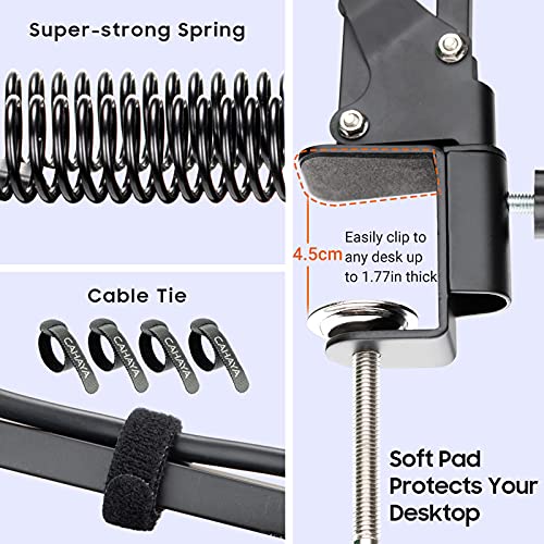 CAHAYA Microfoonstandaard tafel verstelbare microfoonstandaard professionele microfoonhouder microfoonophanging Boom… - Image 7