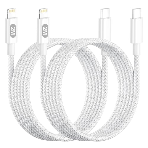 Ya en manzanajugosa.com: Cable Lightning USB C 2M 2Pack, [Certificado Apple MFi] Cable iPhone Carga Rapida Cable USB C a Lightning Cable iPhone USB C Cable Cargador para iPhone 14/13/12/11 Pro Max/XS/XR/X/8/SE/iPad