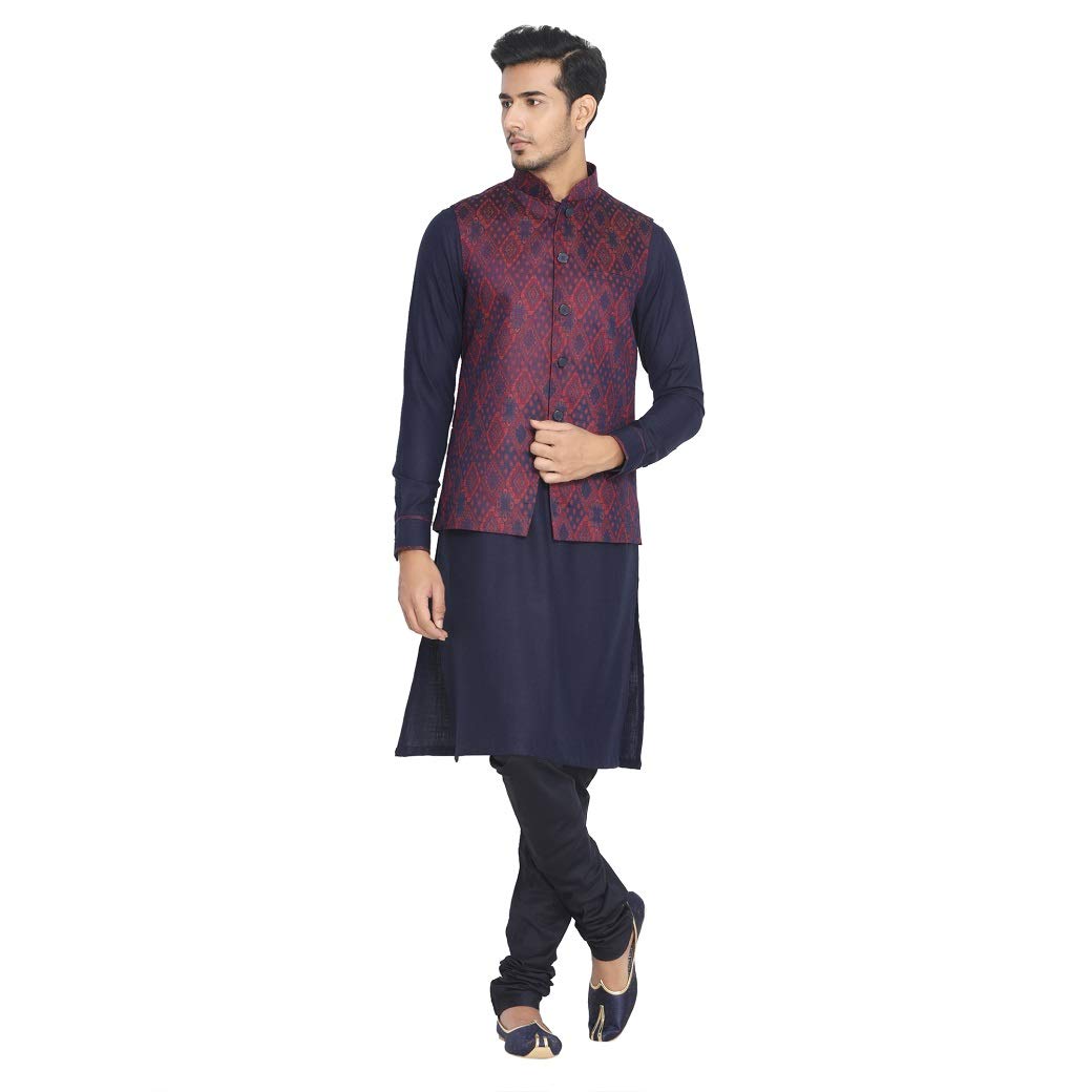 Mens Kurta Jacket Set-image-20