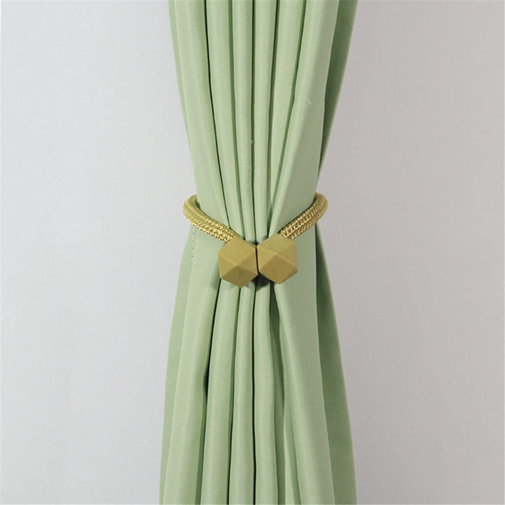 4 Pcs Clip de Rideau Magnétique Décor À La Maison Rideaux Titulaire Embrasse Boucle Boule Suspendue Boucle Attache Arrière Rideau Accessoires (Couleur : A, Taille (A comme Le Montre l'image)