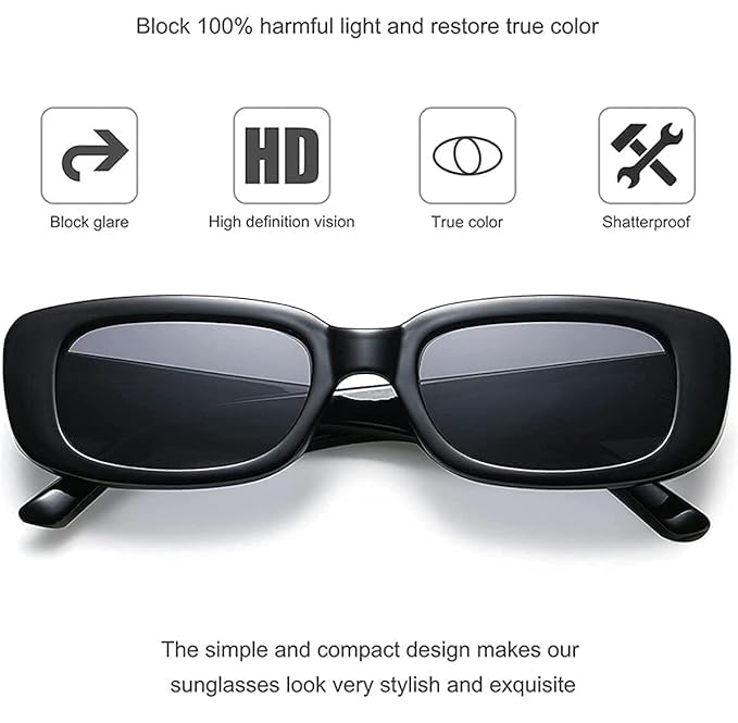 Image of Unisex Stylish Round Sunglasses | TAC Polarized Lens | 100% UV Protection | Men & Women Driving Bikes, Outdoor Sports, Hiking & Travel Eyewear (black sunglass)