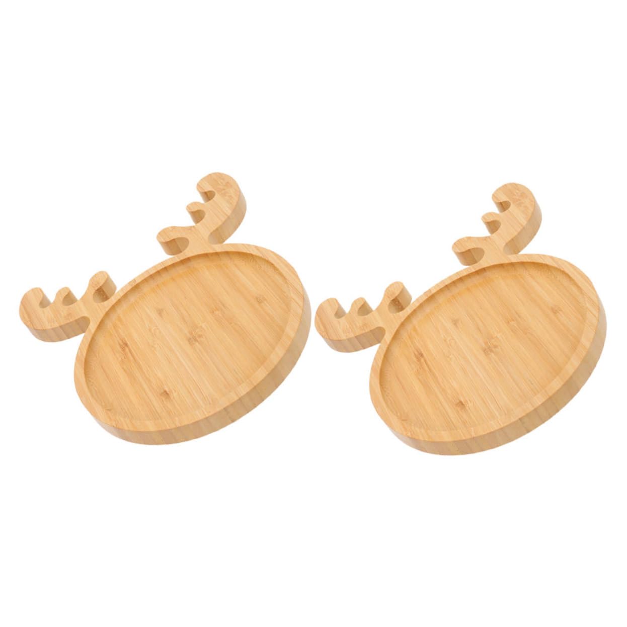 Beatifufu 2pcs Dinner Plates Dishes Fruit Tray Appetizer Cheese Cookie Tray