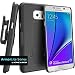 Encased Galaxy Note 5 Combo Case w/ ClikLock Belt Clip Holster - Black (Samsung Galaxy Note 5)