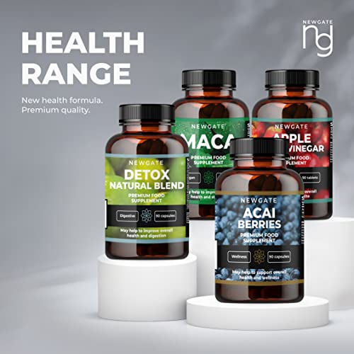 Newgate Labs Acai Berries 90 Capsules – Antioxidant & Rich In Minerals – Premium Nutritional Supplement – Made In The Uk – Halal, Gmo Free #TOP6