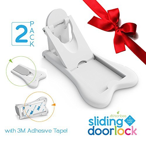 Sliding Door Lock for Child Safety - Baby Proof Doors & Closets. Childproof