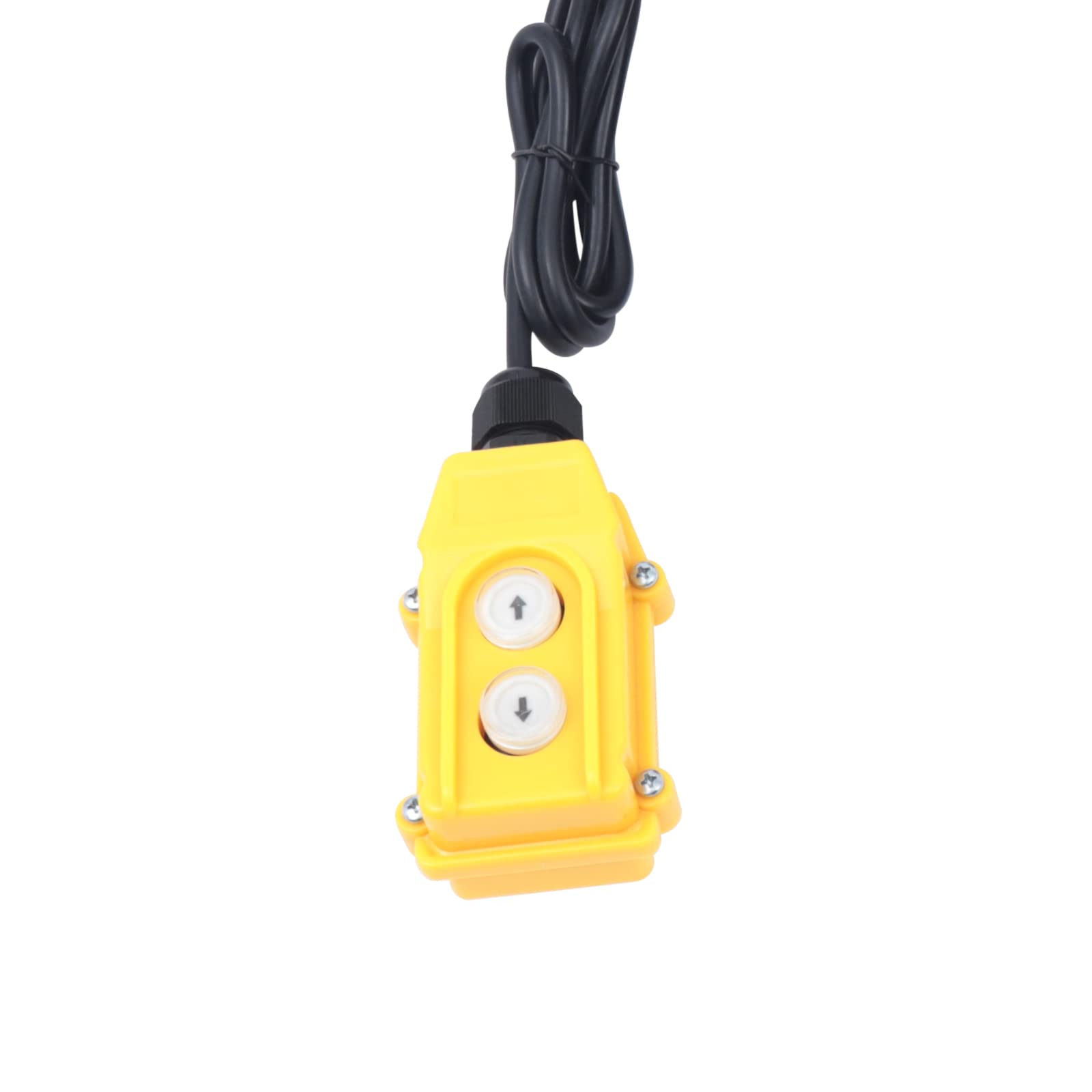 Verricello elettrico da 510 W, 100/200 kg, 10 M/min velocità di sollevamento, paranco a catena con interruttore e telecomando per fabbriche, banchine, magazzini, logistica