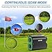 WAKYME Rangefinder, Golf & Hunting Range Finder 1000 Yard 6X Laser Range Finder with Slope, Fast Flag-Lock, Angle Measurement, Speed, Continuous Scan, Laser Rangefinders with Low Battery Indicator