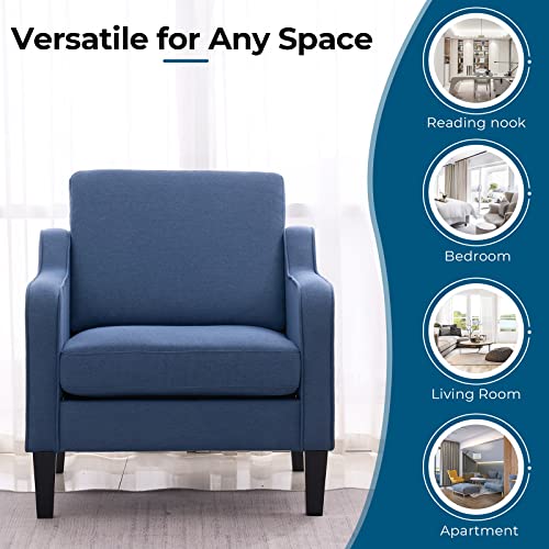 Image of VINGLI Accent Chairs Set of 2, Modern Traditional Armchair for Living Room
