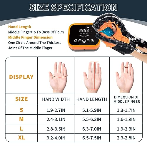 FocuBoody Rehabilitation Robot Gloves Equipment for Stroke Recovery, Hand Strength Exercise, and Adaptive Training Hemiplegic - Image 8