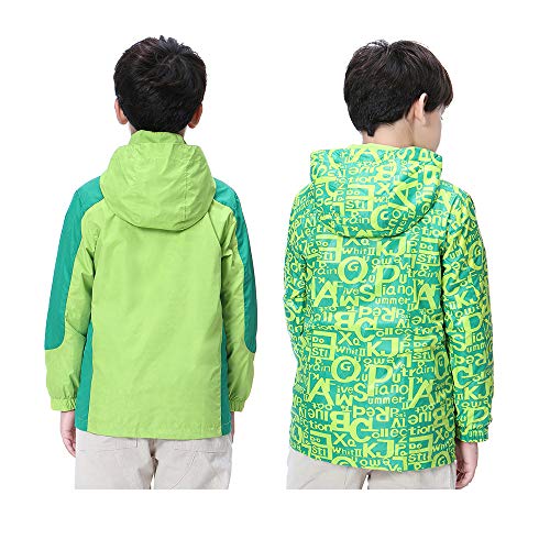 Boys Rain Jacket Waterproof Hooded Jacket Lightweight Rain Coats For Kids Outdoor Windbreakers Coat4