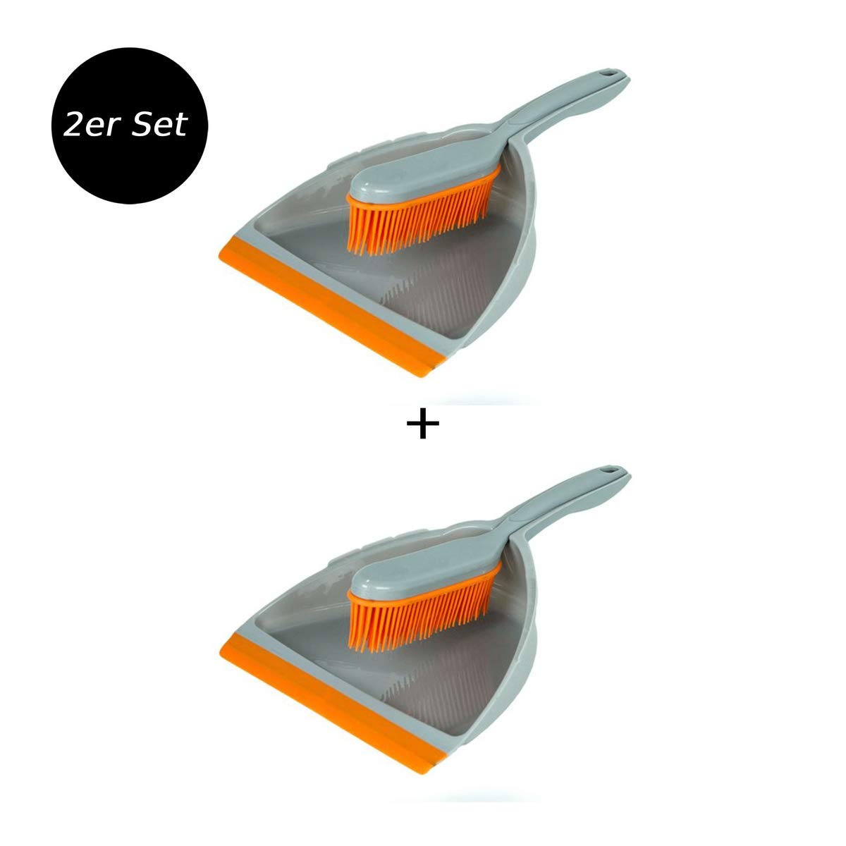 Winwin Clean Handbesen V-Universal – Mit V-förmigen Gummiborsten Für Staubfreies Kehren