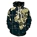 Produktbild SHUAIFA Hoodie for Women Men Creative Casual 3D Print World Map Novelty Long Sleeve Sport Hooded Sweatshirt XXXXL