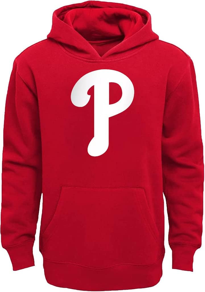 Outerstuff MLB Kids Youth 8-20 Team Color Alternate Primary Logo Fleece Pullover Sweater Sweatshirt Hoodie