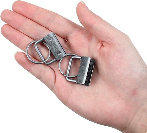 Vista 22 de SPEEDWOX Accesorios para llavero con anillo dividido, juego de correas para manualidades