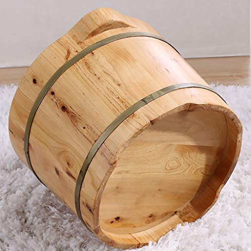 Barril de Madera para Spa de Pies con Tapa miniatura 5
