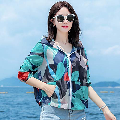 Veste courte légère de protection solaire WQHPLMD respirante outdoor camouflage été