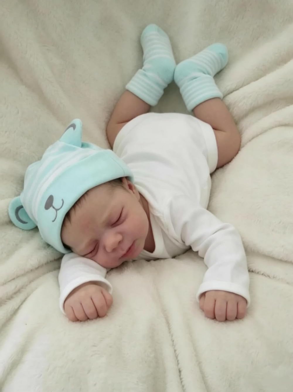 Reborn Lalka Baby 18 cali, realistyczna winylowa pełna sylwetka, 45 cm, niemowlęta dziewczynka, z korpusem z winylu, nadaje się do prania ręcznego, lalki Reborns, jak prawdziwe, prawdziwa