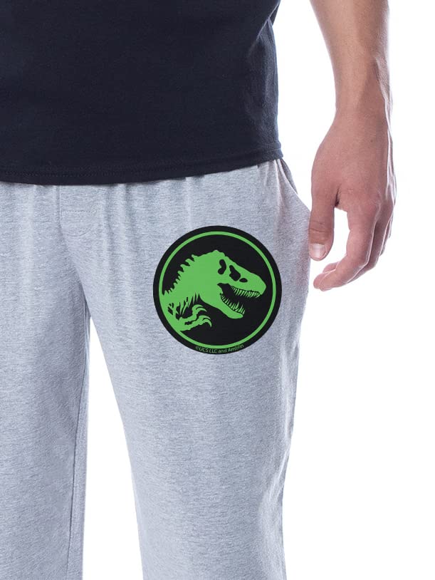 INTIMO Jurassic Park Mens' Isla Nublar Dinosaur Film Movie Sleep Pajama Set3