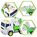 JOYIN 3 in 1 Friction Powered City Waste Management Vehicle Car Truck Toy Set Including Helicopter, Garbage Truck, and Waste Collection Truck, with Lights and Sounds/Sirens