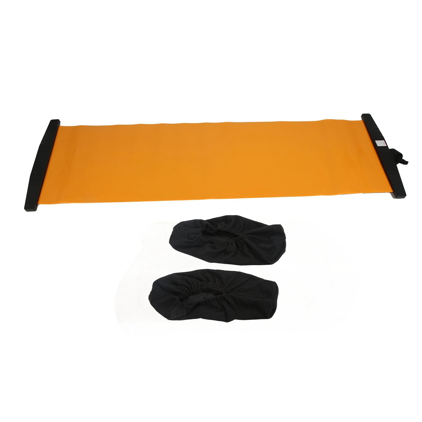 Planche De Glisse Antidérapante 200x50 Cm – Housse Incluse – Entraînement Hockey, Patinage, Fitness – PP + PVC – Roulable Et Transportable
