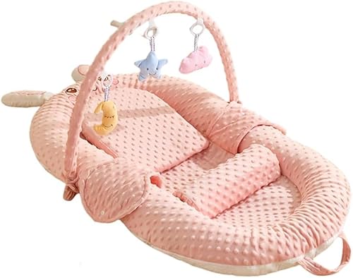 ベビーベッド ベッドインベッド 新生児 添い寝 折りたたみ可能 軽量 持ち運び ベッドいんべっと ベビー 寝返り防止 嘔吐防止パッド 取り外し可能な枕カバー お手入れ簡単 多用途 両面デザイン ベッドインベッド 赤ちゃん ベビーギフト 出産祝い 女の子 男