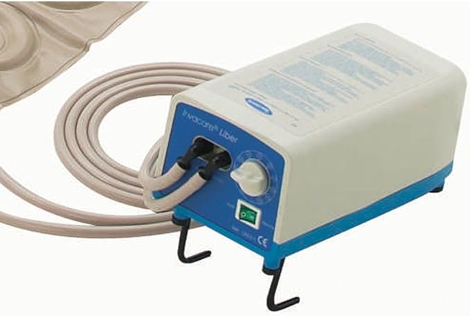 Invacare Liber-Eskal Compressore ad aria per materasso facile da usare, veloce e sicuro, ideale per materassi anti-decubito, 12 x 26 x 10 cm.