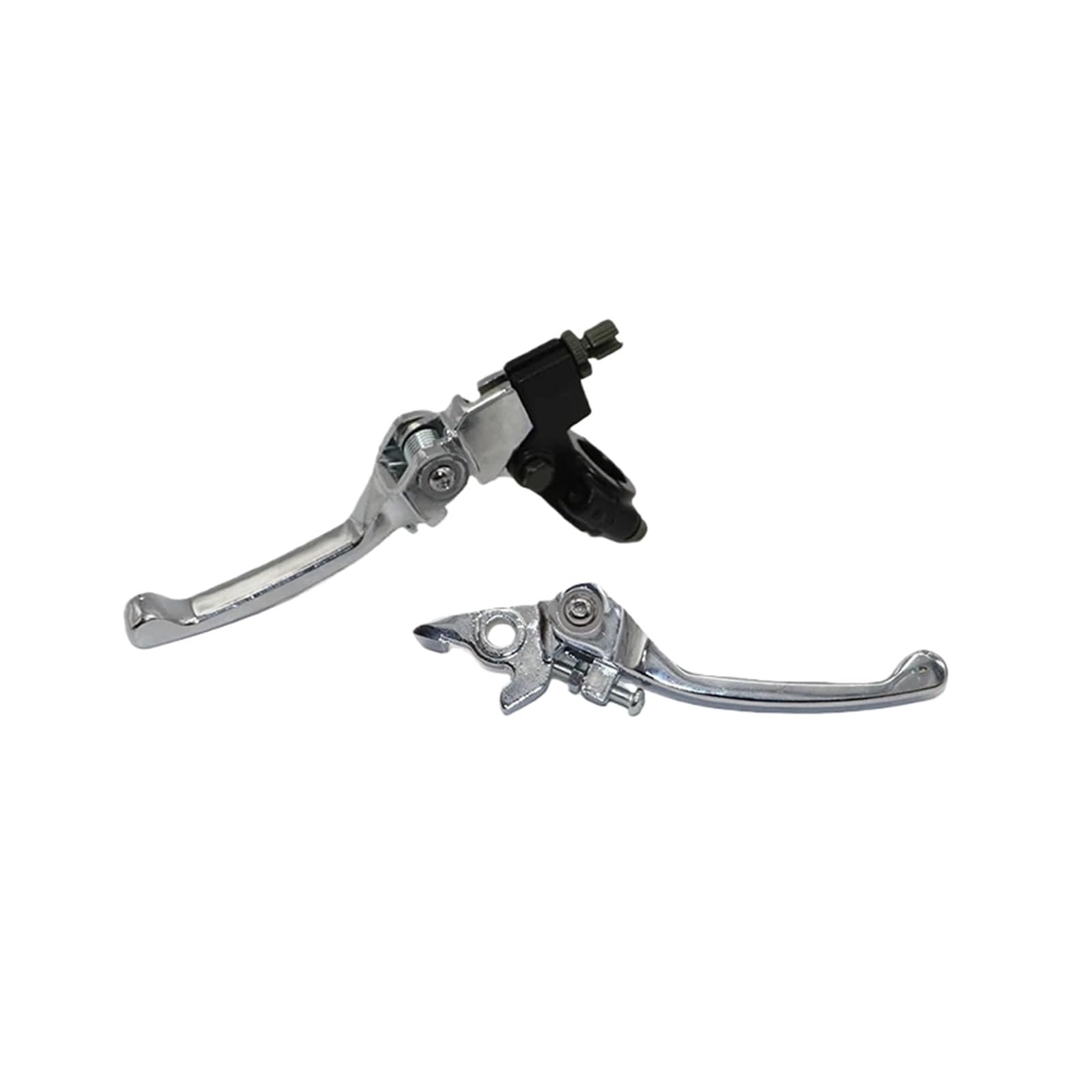 Clutch Brake Lever Handle CRF KLX Pit Pro Xmotos Black Silver BSE KAYO Pit Dirtbikes Parts Aluminum Alloy Folding Clutch Lever Brake Set