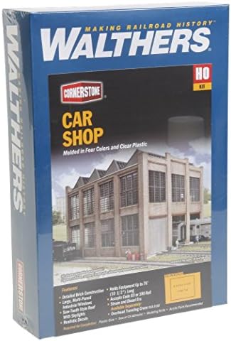Walthers Cornerstone Car Shop 933-3040 HO Scale Model Railroad - Structure Kit image 2