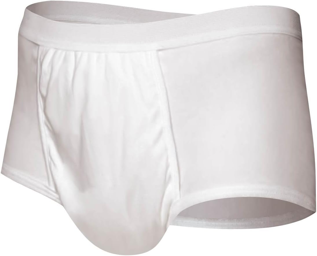 8467800HSM - Salk Company CareFor Ultra One Piece Mens Brief with Halo Shield, Small, 30 - 33 Waist
