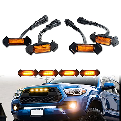 Feux de calandre LED jaune ambré avec fusible Tacoma TRD PRO avant
