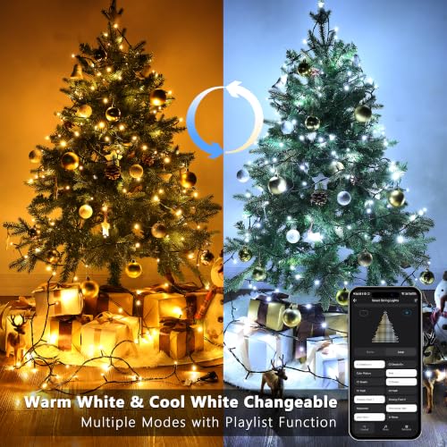 Image of Brizled Smart Christmas String Lights, 200 LED Color Changing Xmas Lights