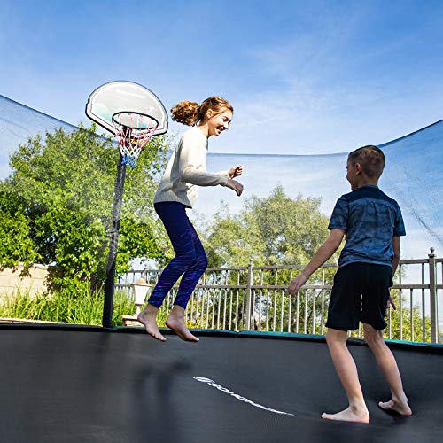 SONGMICS Tapis de Saut pour Trampoline Ø 244, 305, 366 cm, Tapis de Saut, Accessoire de Trampoline, de Rechange, Noir – Image 4