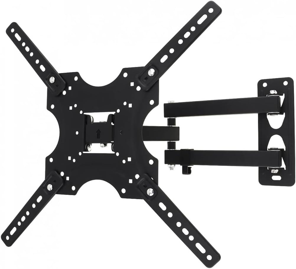 Frosted tv wall Mount Bracket Flat Panel Frame with Wrench Cable Clip