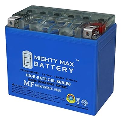 Mighty Max Battery YTX20L-BS GEL 12V 18AH Battery for SeaDoo All Models GTX 4-TEZ 94-07